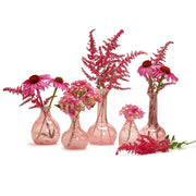 Set of 5 Pretti in Pink Asst Vases