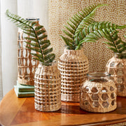 Hand Woven Lattice Vase, Set of 5 Asst