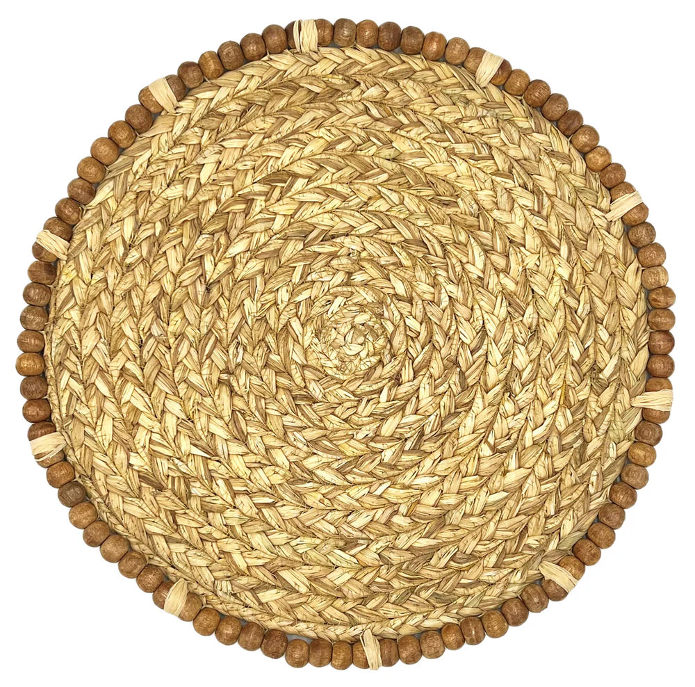 Braided Stubble Straw Placemat, Set of 4