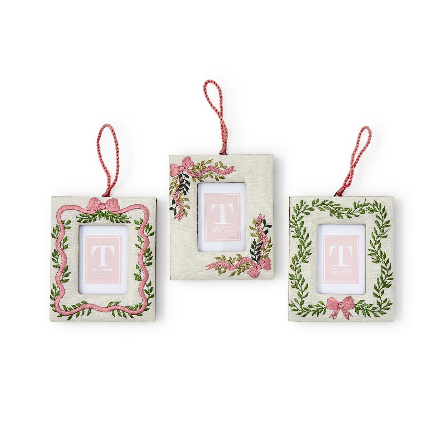 Holiday Memories Photo Frame, Set of 3 Asst