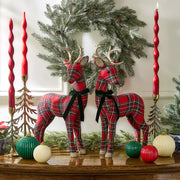 12" Twist Taper Red Candles, Set of 3