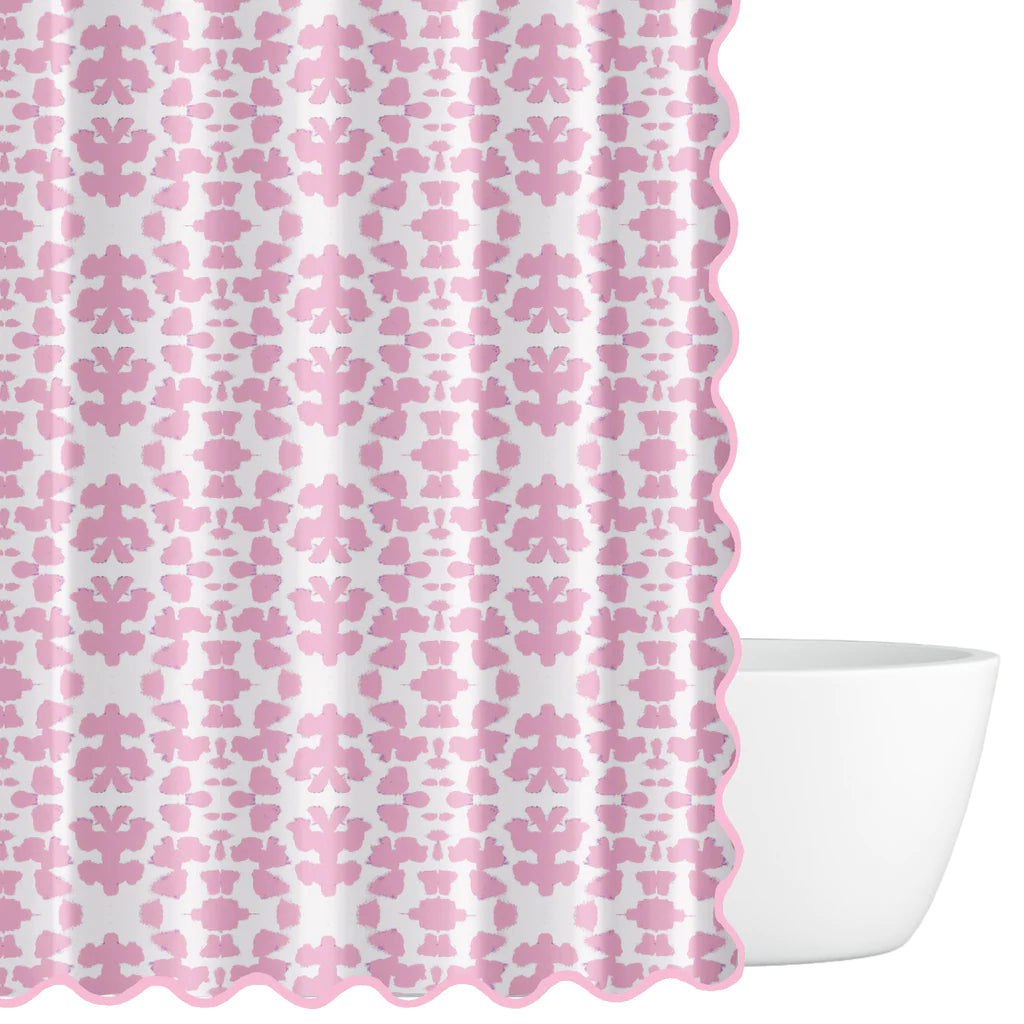 Laura Park Chintz Pink Shower Curtain