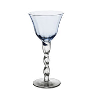 Blue Adriana Wine Glass, Set of 4