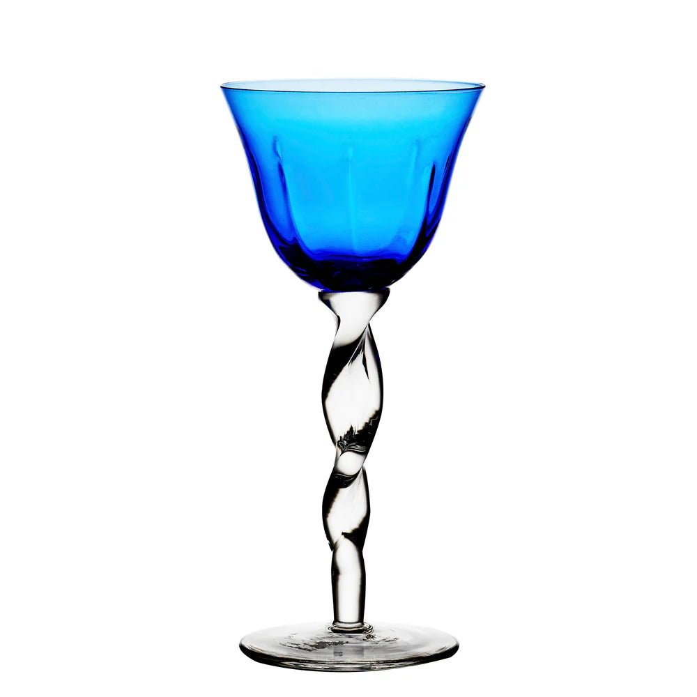 Cobalt Adriana Wine Glass, Set of 4