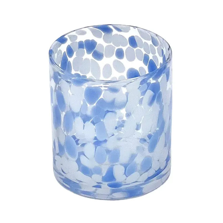 Blue Torcello Spotted Rosa Tumbler, Set of 4