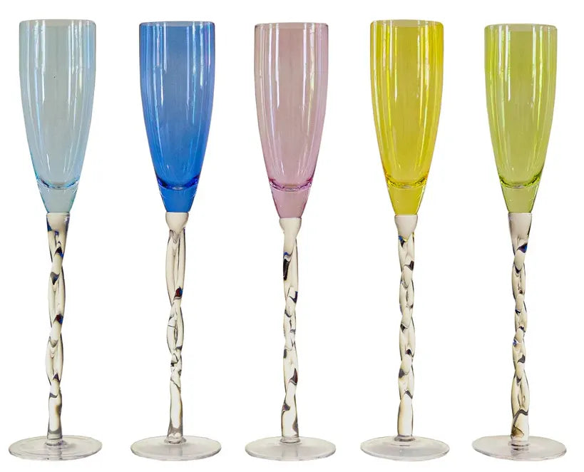 Adriana Champagne Glasses, Sets of 4