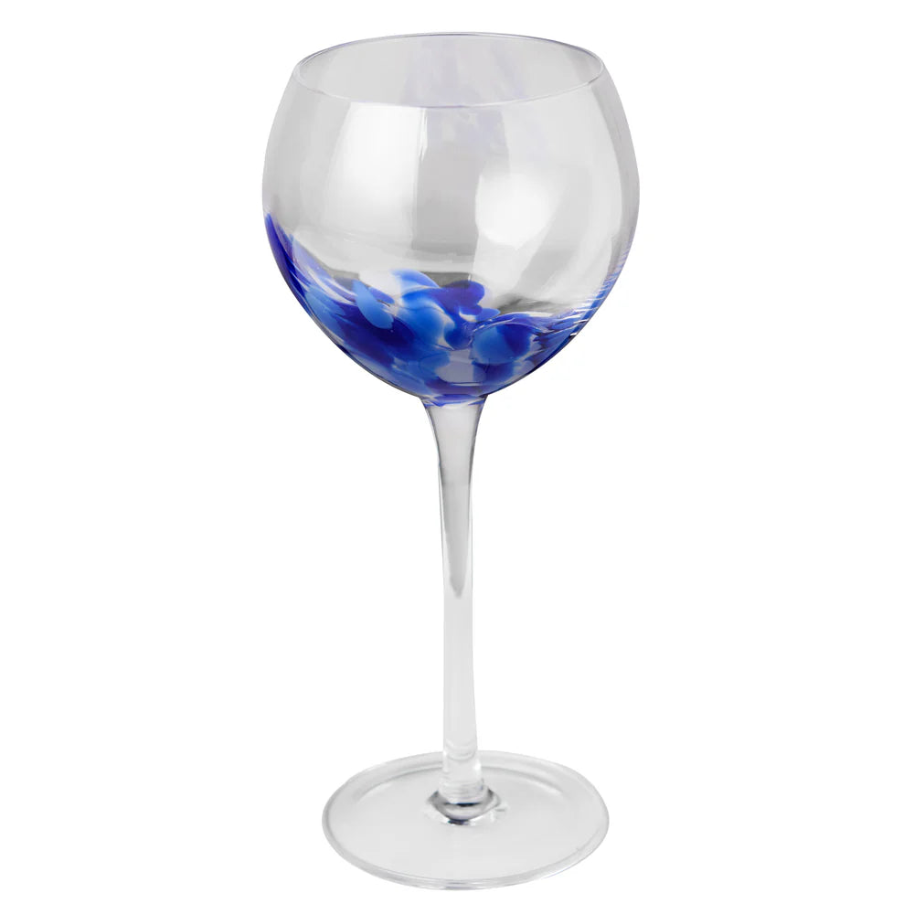 Blue Fiesta Stemmed Wine/Water Glass