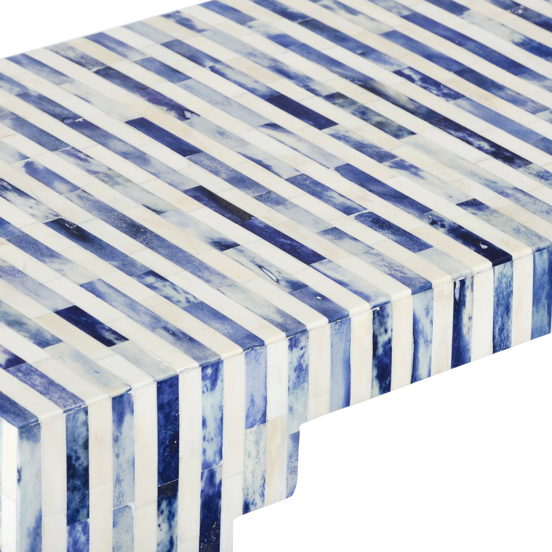 Chelsea House Bone Inlay Console - Blue