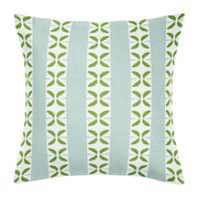 Petal Stripe Light Blue Decorative Pillow, More Sizes