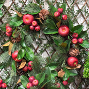 Magnolia and Apple Wreath, 24"