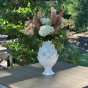 Scavo Harvest Vase, Antique White