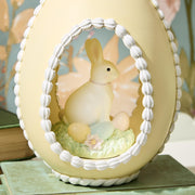 Easter Sugar Egg with Bunny Hand-Painted Decor
