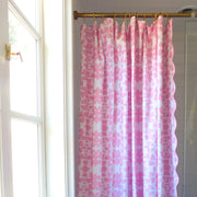 Laura Park Chintz Pink Shower Curtain