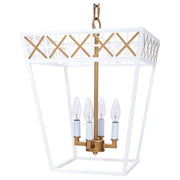 Caitlyn Gloss White and Gold Lantern
