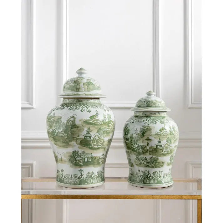 Green Willow Medium Jar