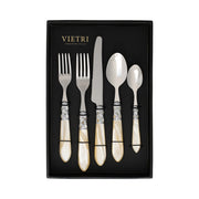 Aladdin Brilliant Ivory Five-Piece Place Setting, Set of 4