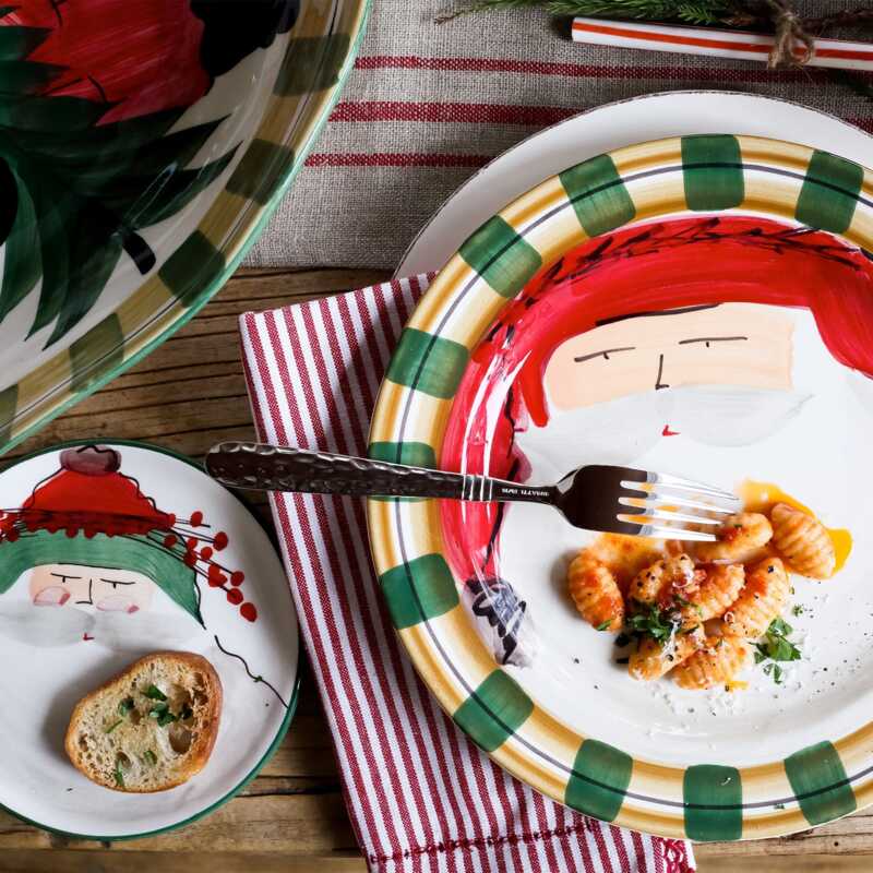Old St. Nick Round Salad Plates