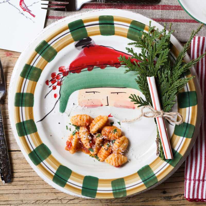 Old St. Nick Round Salad Plates