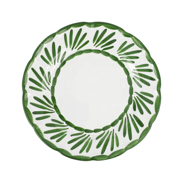 Arezzo Green Dinner Plate