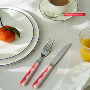 Watermelon & Pink Wave Cutlery (16‑Piece Set)