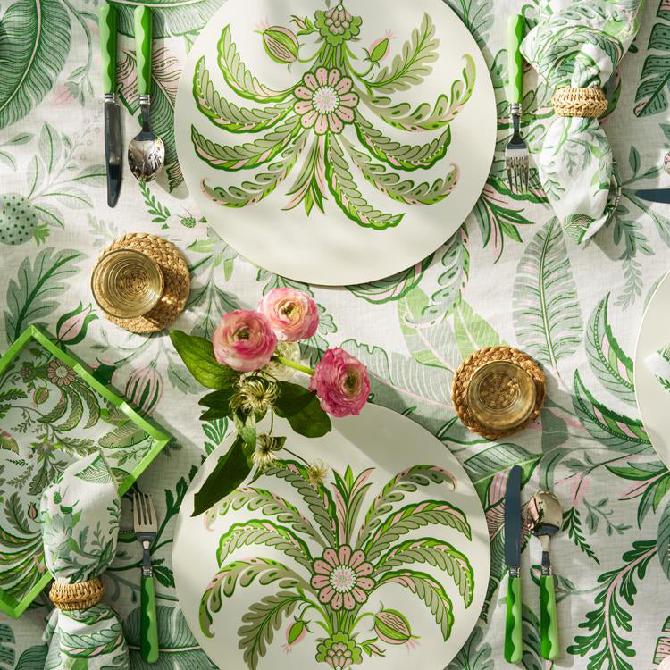 Palm Beach Green Placemats, Set of 4