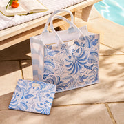 Palm Beach Blue Tote Bag