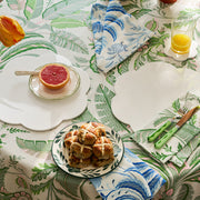 White Lacquer Placemats, Set of 4