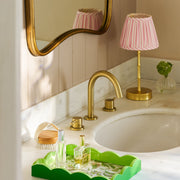 Palm Beach Lacquered Scallop Small Tray, Green