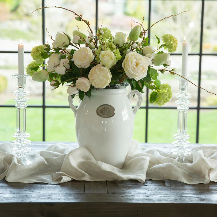 Tuscan Vase with Rope Handles