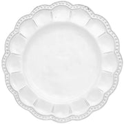 Bella Bianca Beaded Salad/Dessert Plate