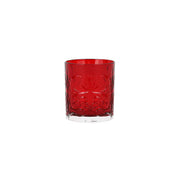 Barocco Ruby Double Old Fashioned Glass