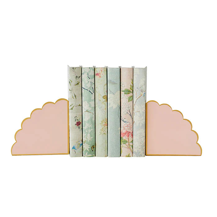 Eloise Blush & Gold Bookends