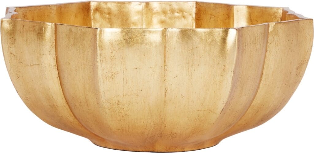 Breanne Gold Leaf Bowl