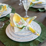 Bella Bianca Beaded Salad/Dessert Plate