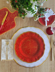 Bellini Melamine Dinner Plate, Set of 4