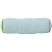 Blue/Green Two-Toned Round Bolster Pillow