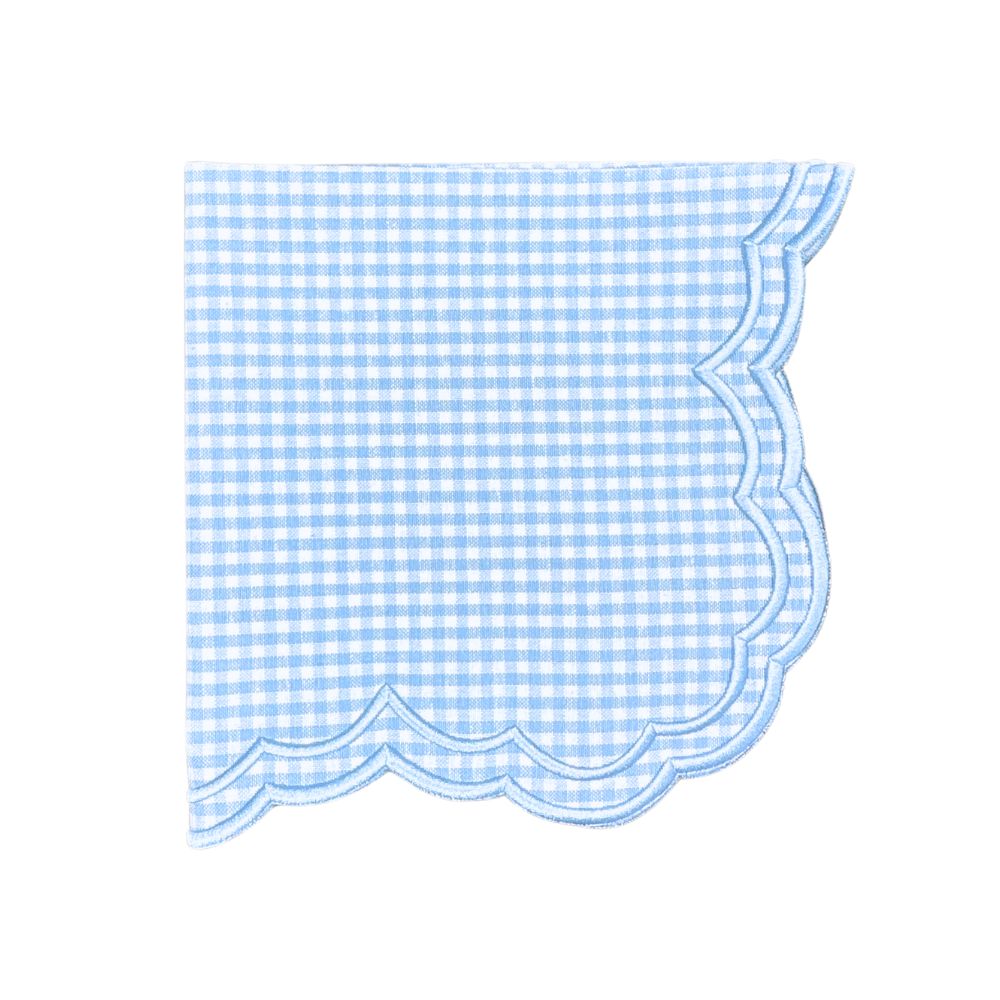 Bettina Napkin - Blue Gingham, Set of 4