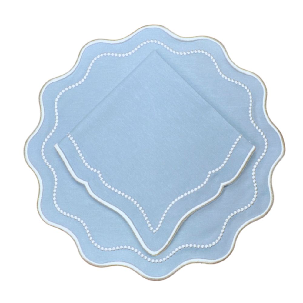 Waverly Napkin - Blue, Set of 4