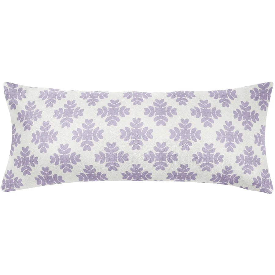 Brushstrokes Lavender Bolster Pillow