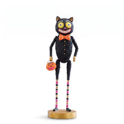 Glitterville Cat, Pumpkin Man, Spider, Pirate, Tabletop Figures
