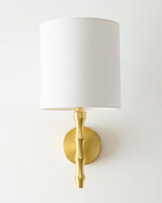 Brass Bamboo Wall Lamp