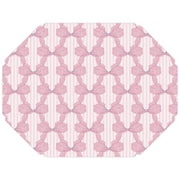 Caitlin Wilson Blush Bow Posh Die-Cut Placemat, Paper