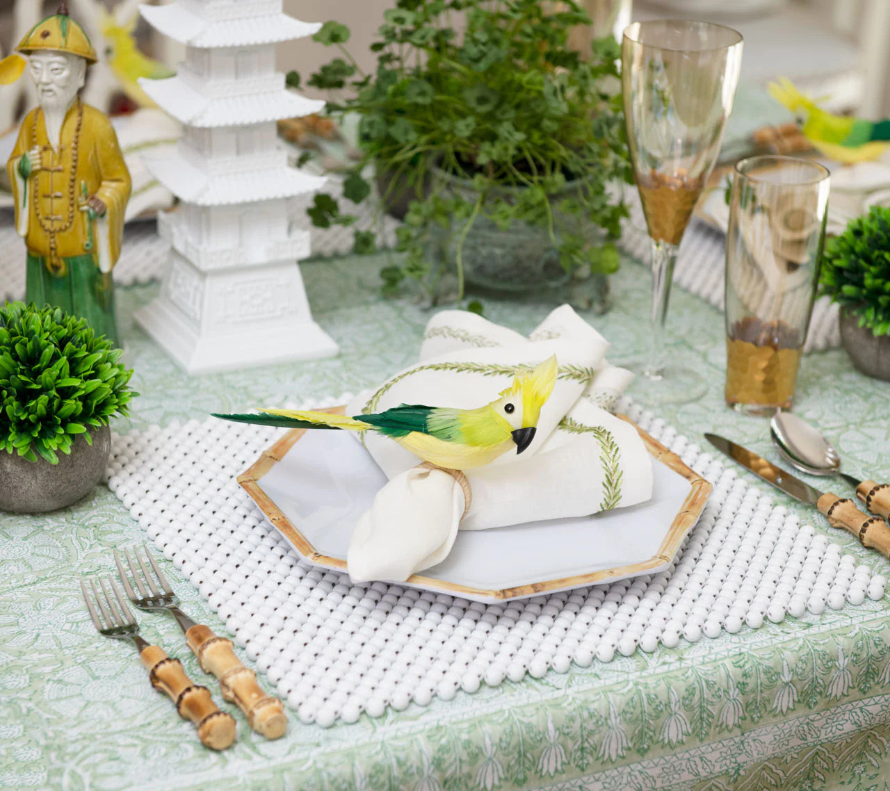 Provence Tablecloth in Mint