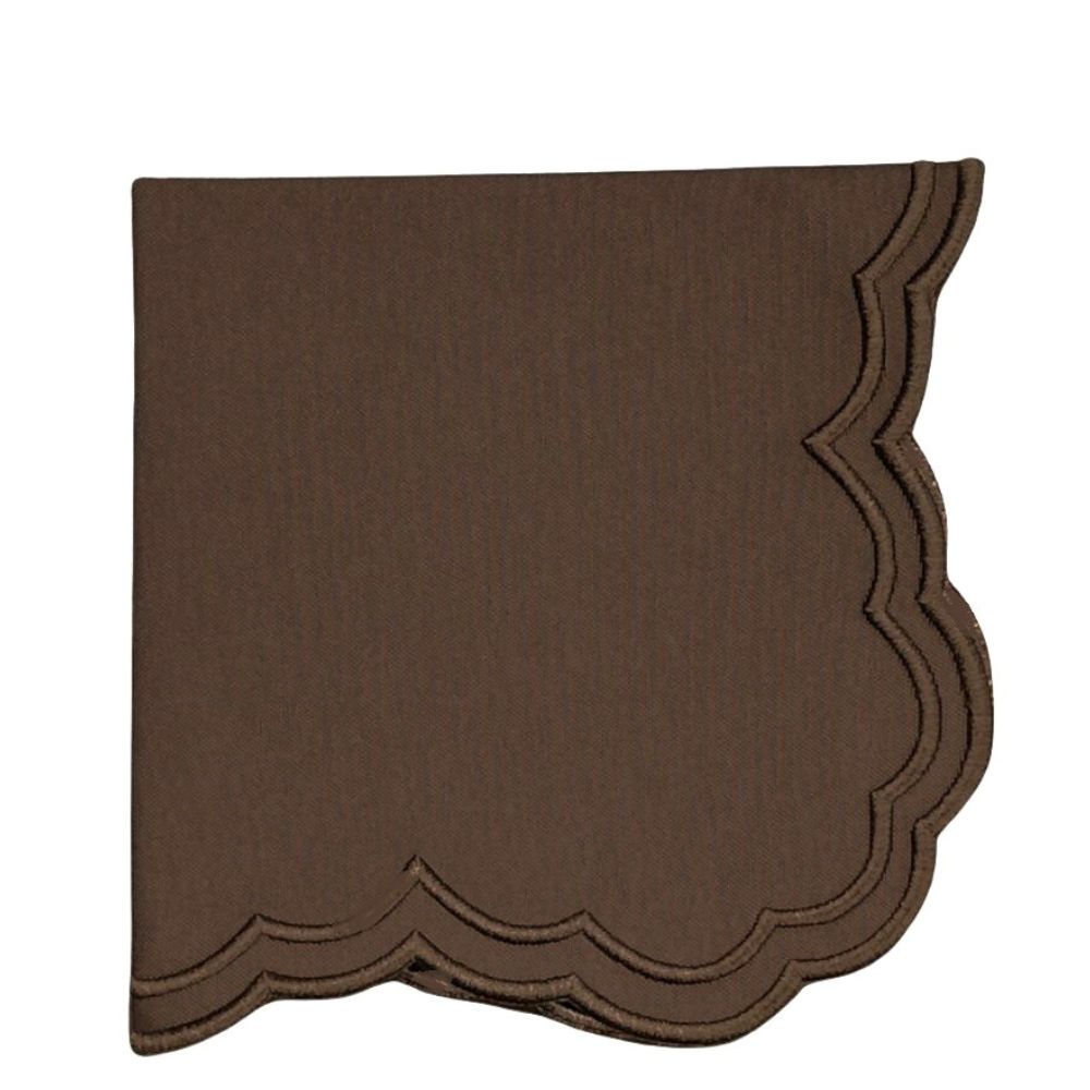 Lillian Napkin - Cocoa, Set of 4