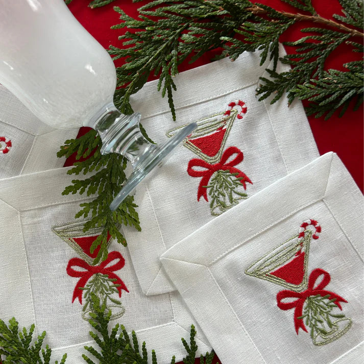 Christmas Cosmo Cocktail Napkin, Set of 4