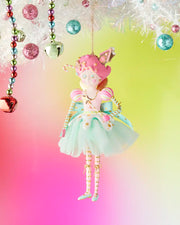 Glitterville Sugar Plum Fairy Pixie Orn, 8"