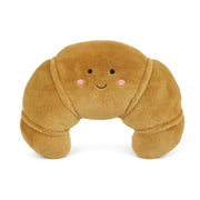 Croissant-Accent Decor Pillow