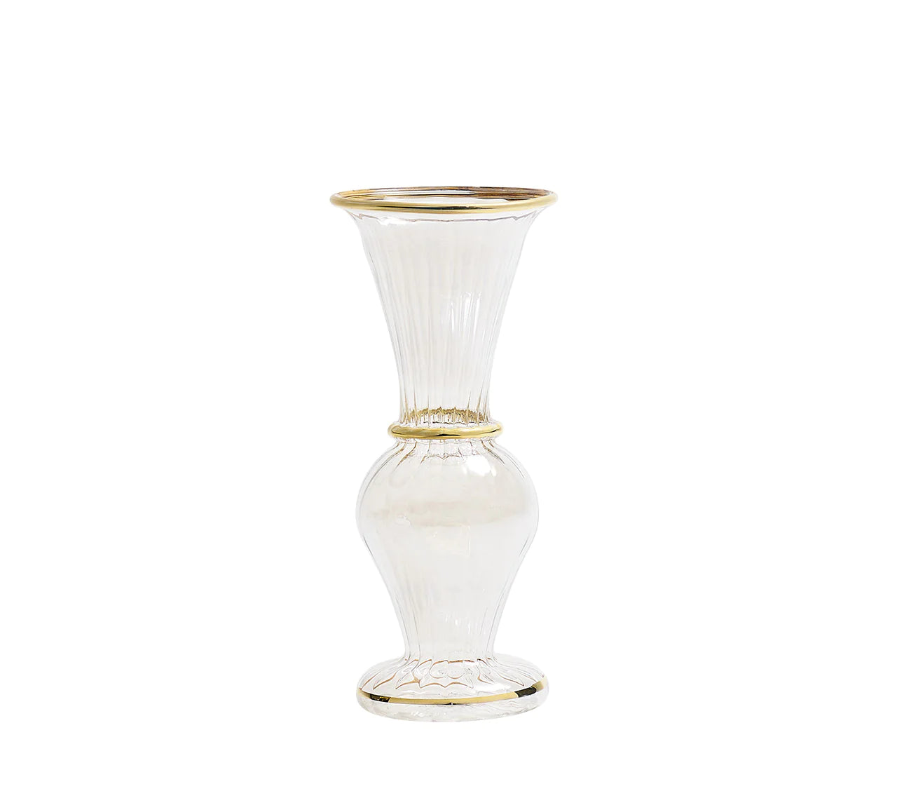 Trumpet Bud Vase in Clear