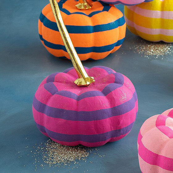 Stripe Pumpkin, Large