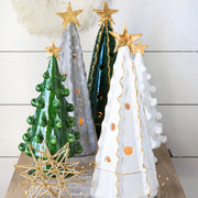 Foresta White Large Tree with Birds & Star